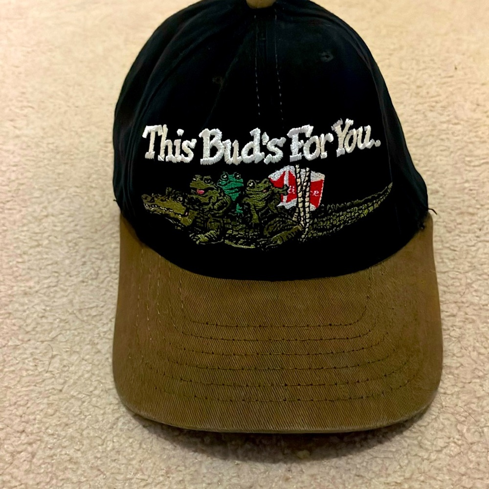 Vintage 1995 Budweiser Hat "This Buds for you"